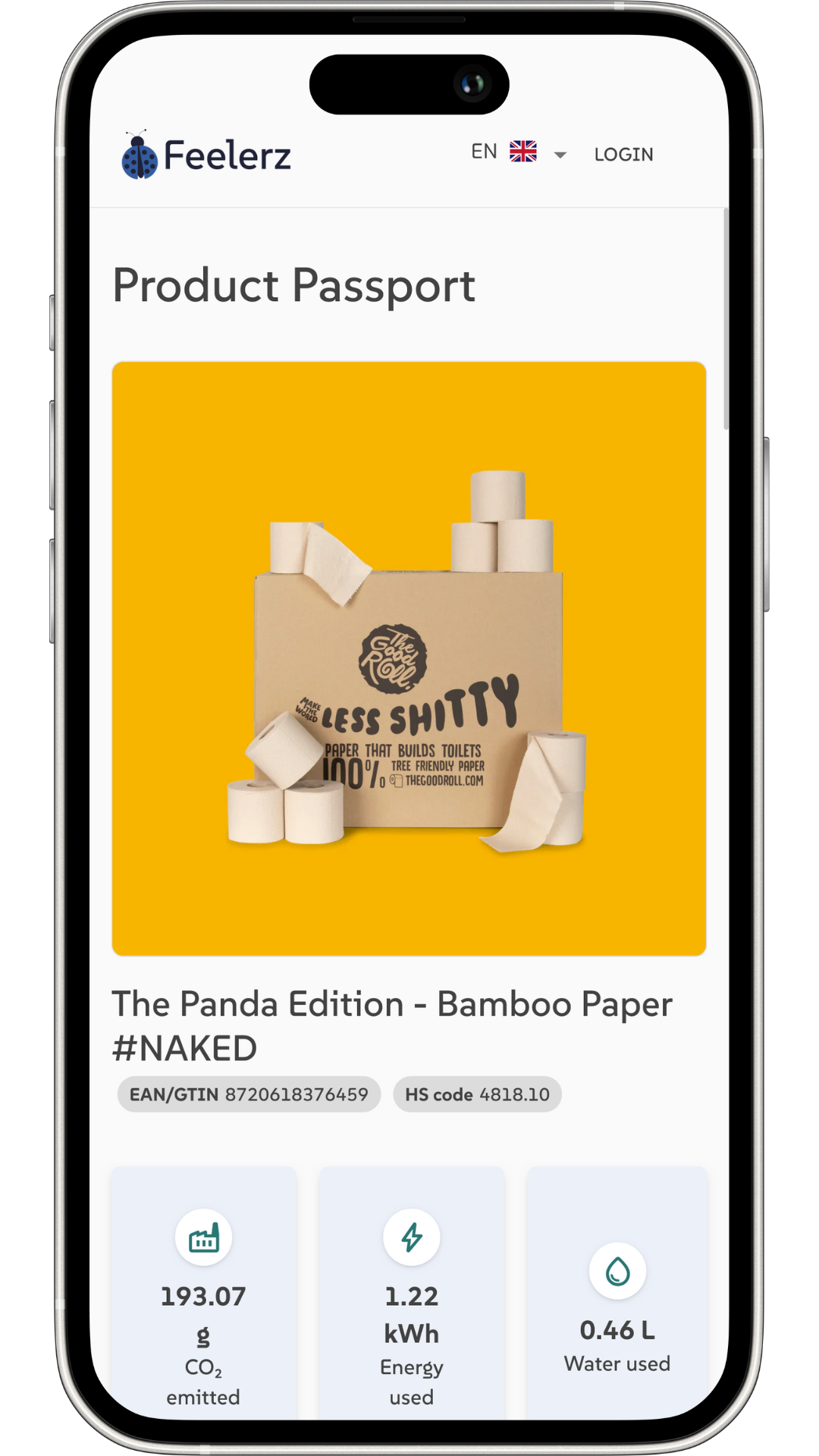 Product Passport example